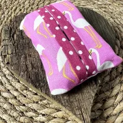 Taschentuchtasche rosa Flamingo