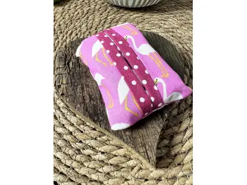 Taschentuchtasche rosa Flamingo