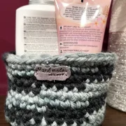 Gehäkeltes Körbchen Rund