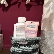 Gehäkeltes Körbchen Rund