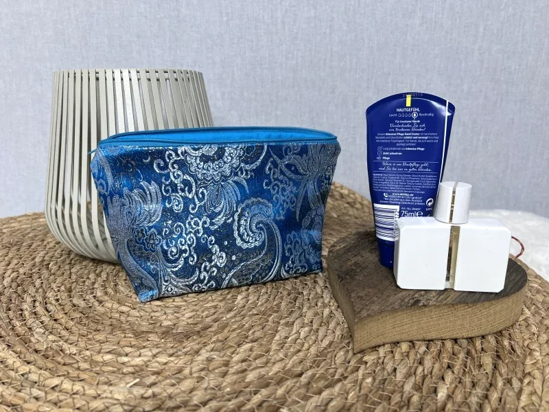 Kosmetiktasche Seide