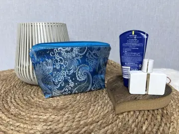 Kosmetiktasche Seide