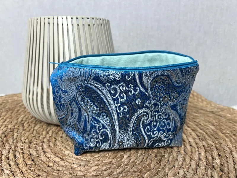 Kosmetiktasche Seide